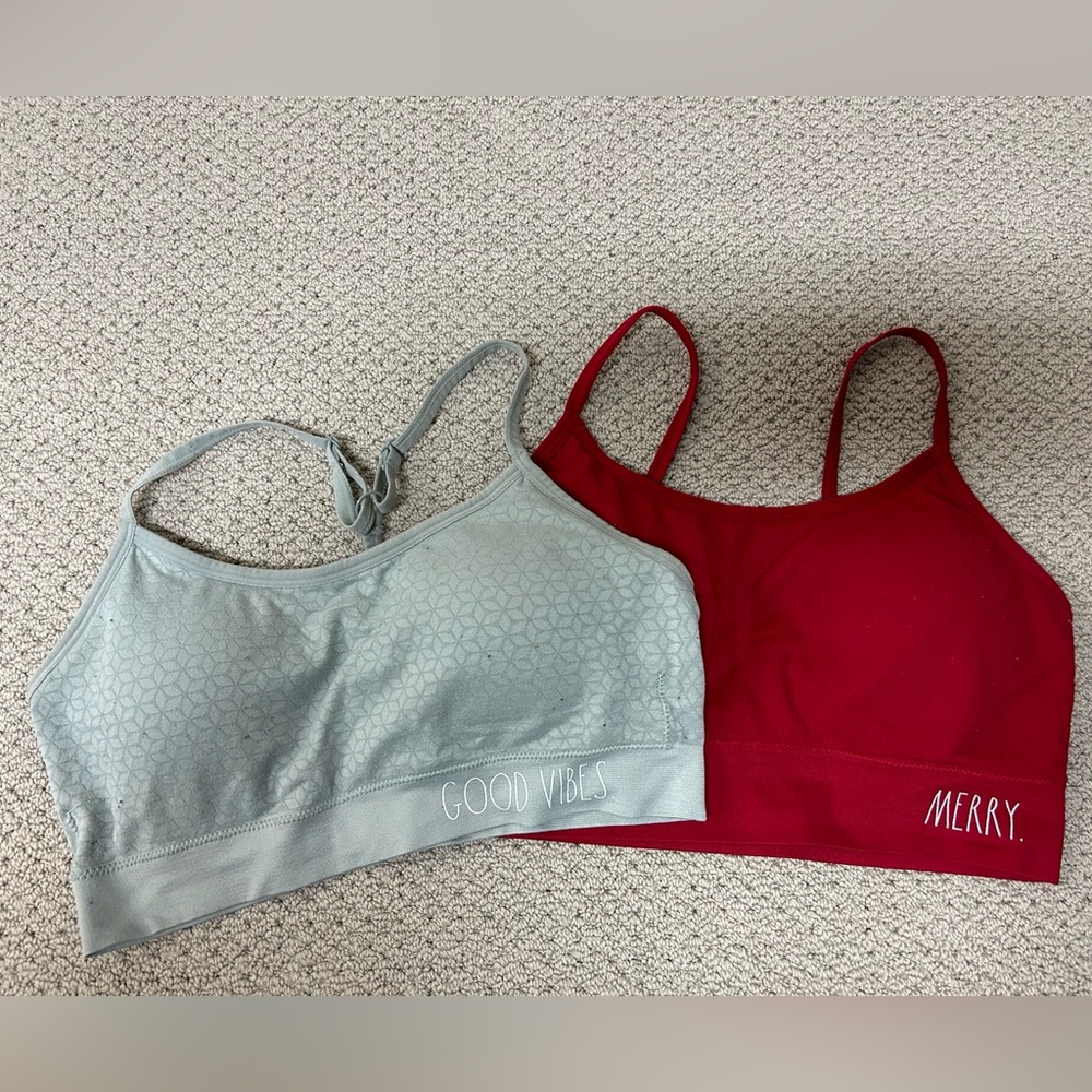 2/$75💥- BRAS | Women’s Rae Dunn sports bras size small-medium